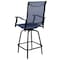 Flash Furniture 2PK Outdoor Stool - 30 inch Patio Bar Stool, Navy 2-ET-SWVLPTO-30-NV-GG - alternate 2